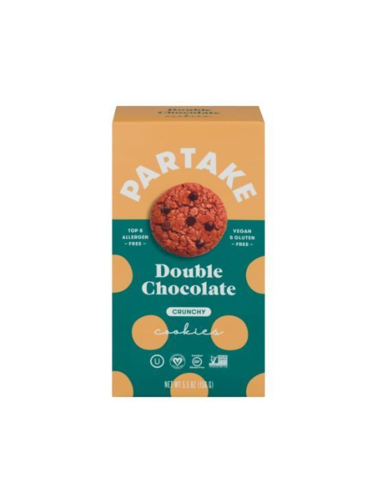 Order Partake Double Chocolate Chip Cookies (5.5 oz) food online from Stock-Up Mart store, Marietta on bringmethat.com