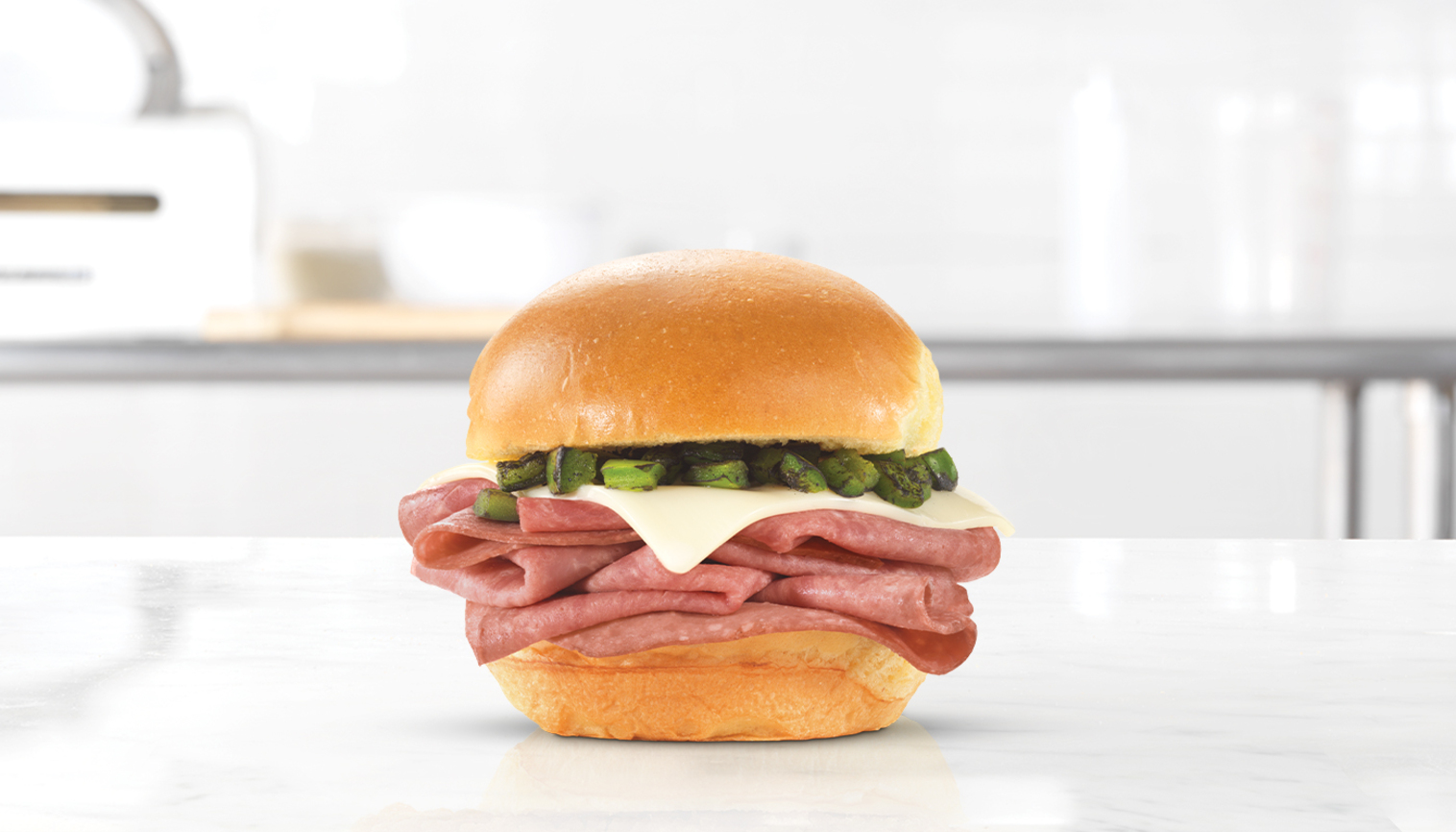 Order Jalapeno Roast Beef Slider food online from Arby store, Norton on bringmethat.com