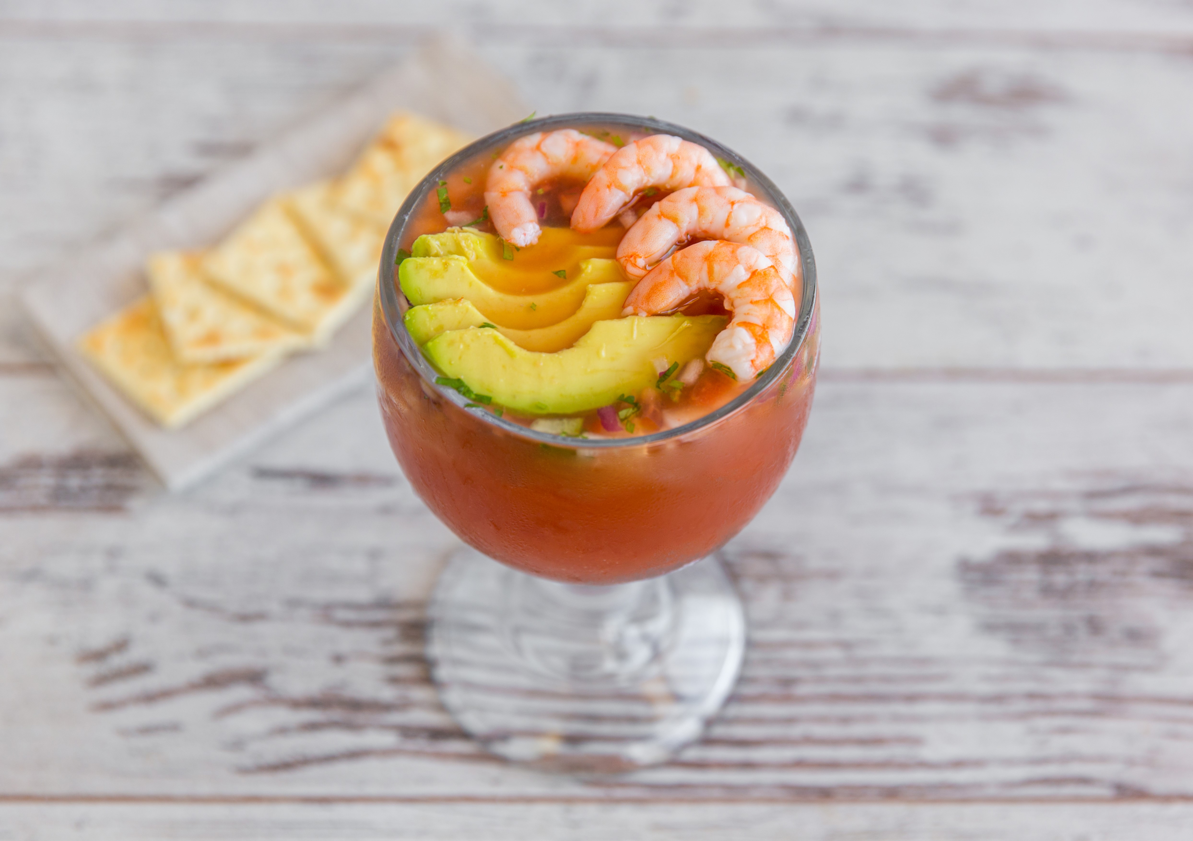 Order Large Shrimp Cocktail food online from Mi Zacatecas Mexican Food store, Hawthorne on bringmethat.com