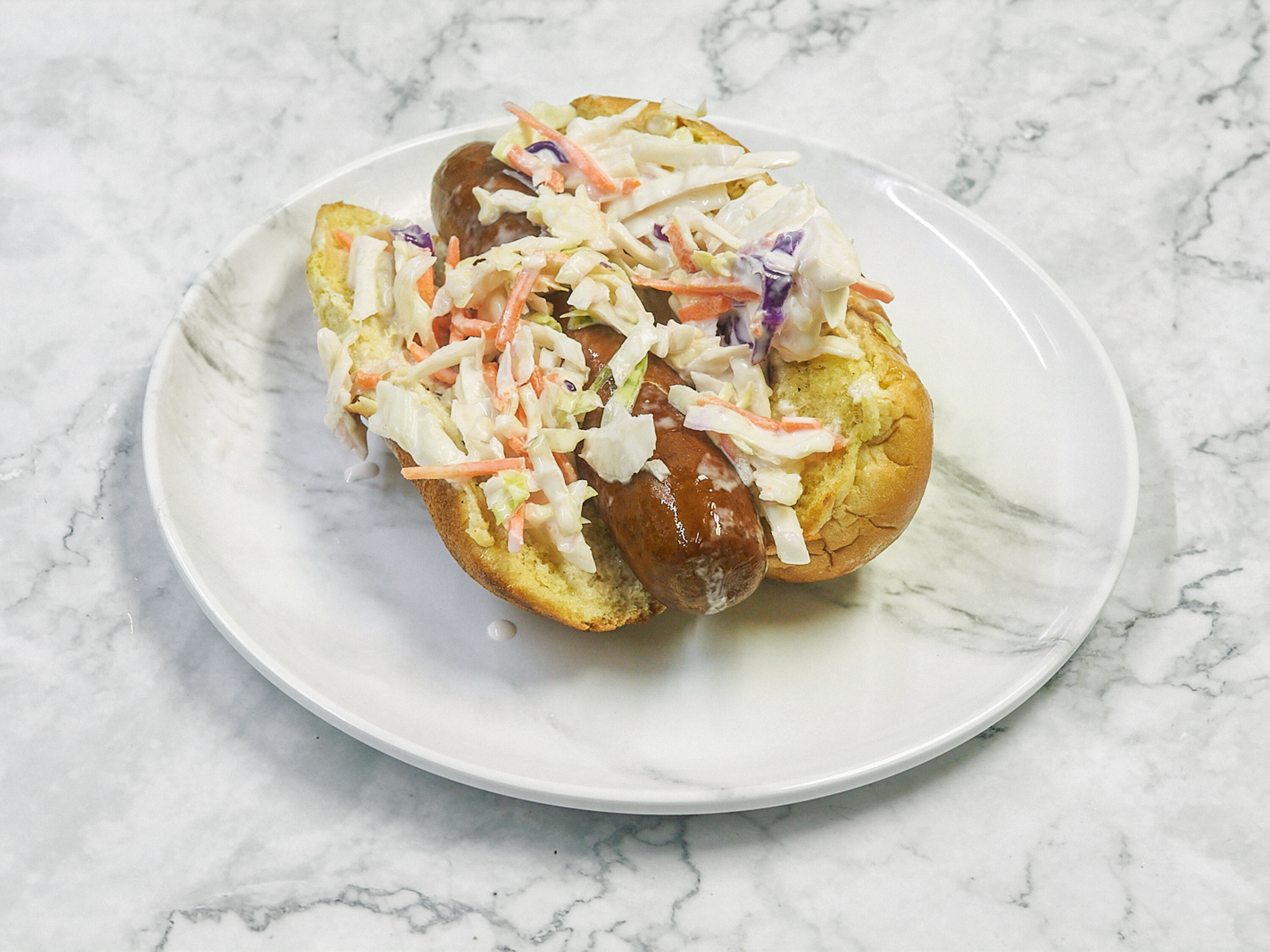 Order Slaw Dog food online from Off The Grill By Chef Q store, Hixson on bringmethat.com