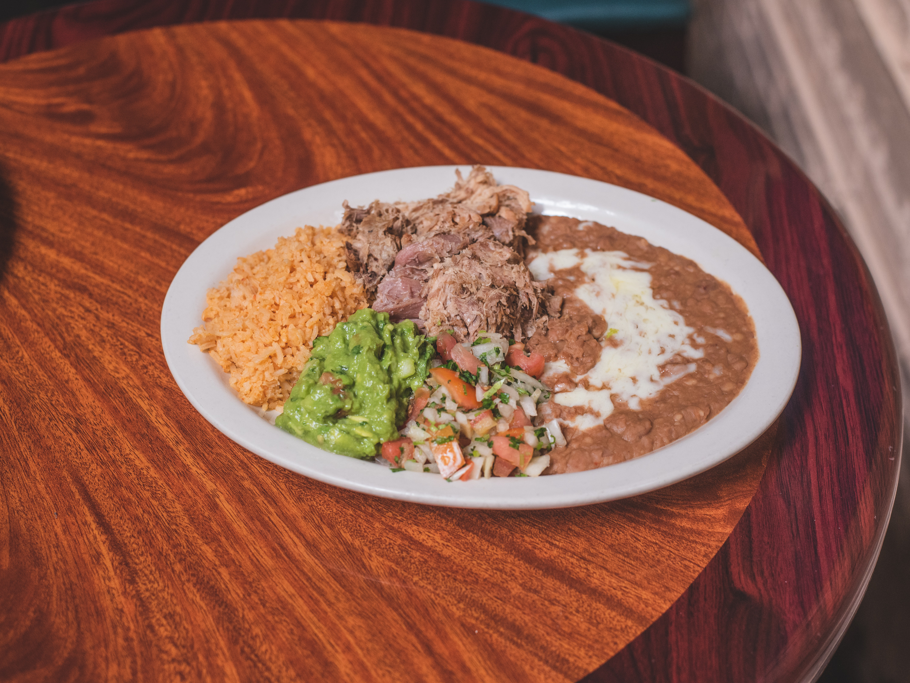 Order Carnitas Dinner food online from Rudy Mexican Restaurant store, Monrovia on bringmethat.com