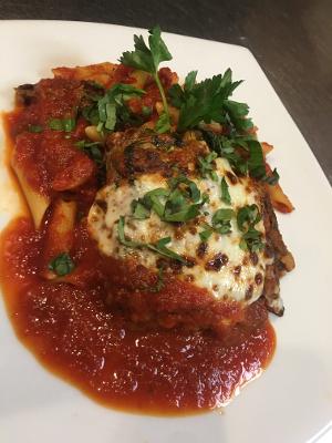 Order Eggplant Parmigiana food online from Brio Tuscany Grill store, Dana Point on bringmethat.com