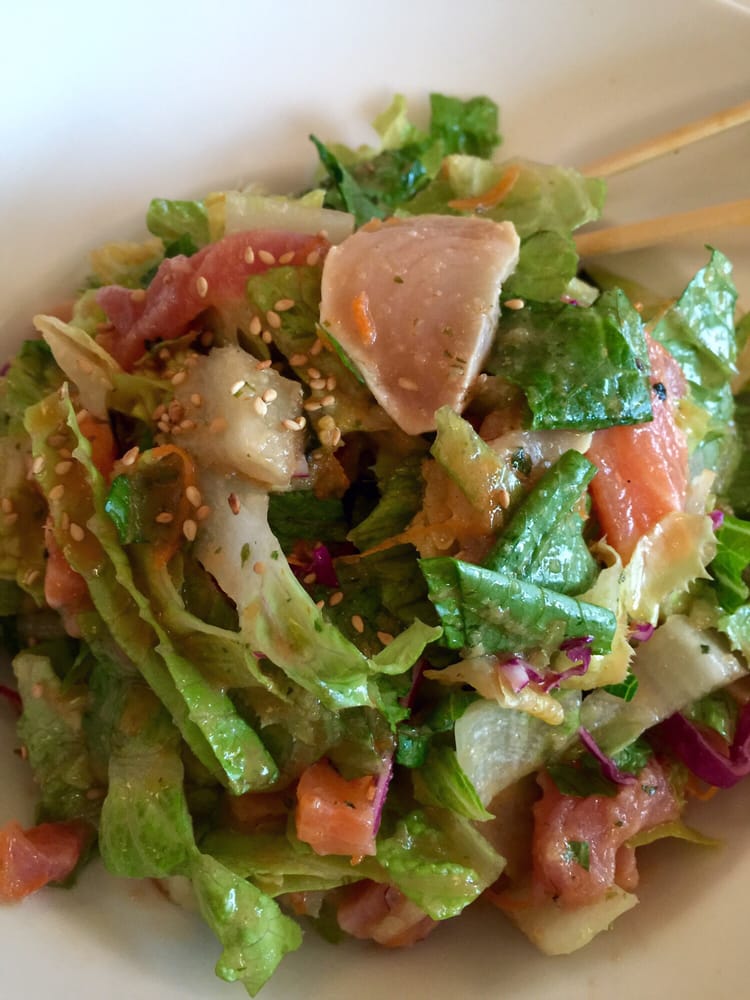 Order 5. Sashimi Salad food online from Sushi Town store, Costa Mesa on bringmethat.com