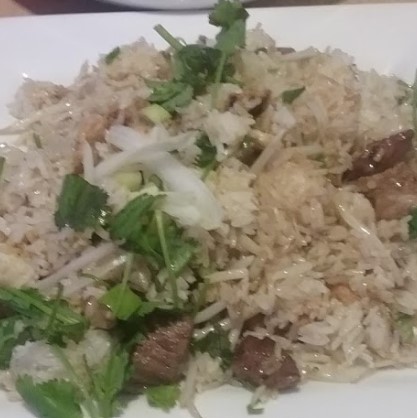Order Beef Fried Rice  food online from Volcano Asian Cuisine store, Burlington on bringmethat.com