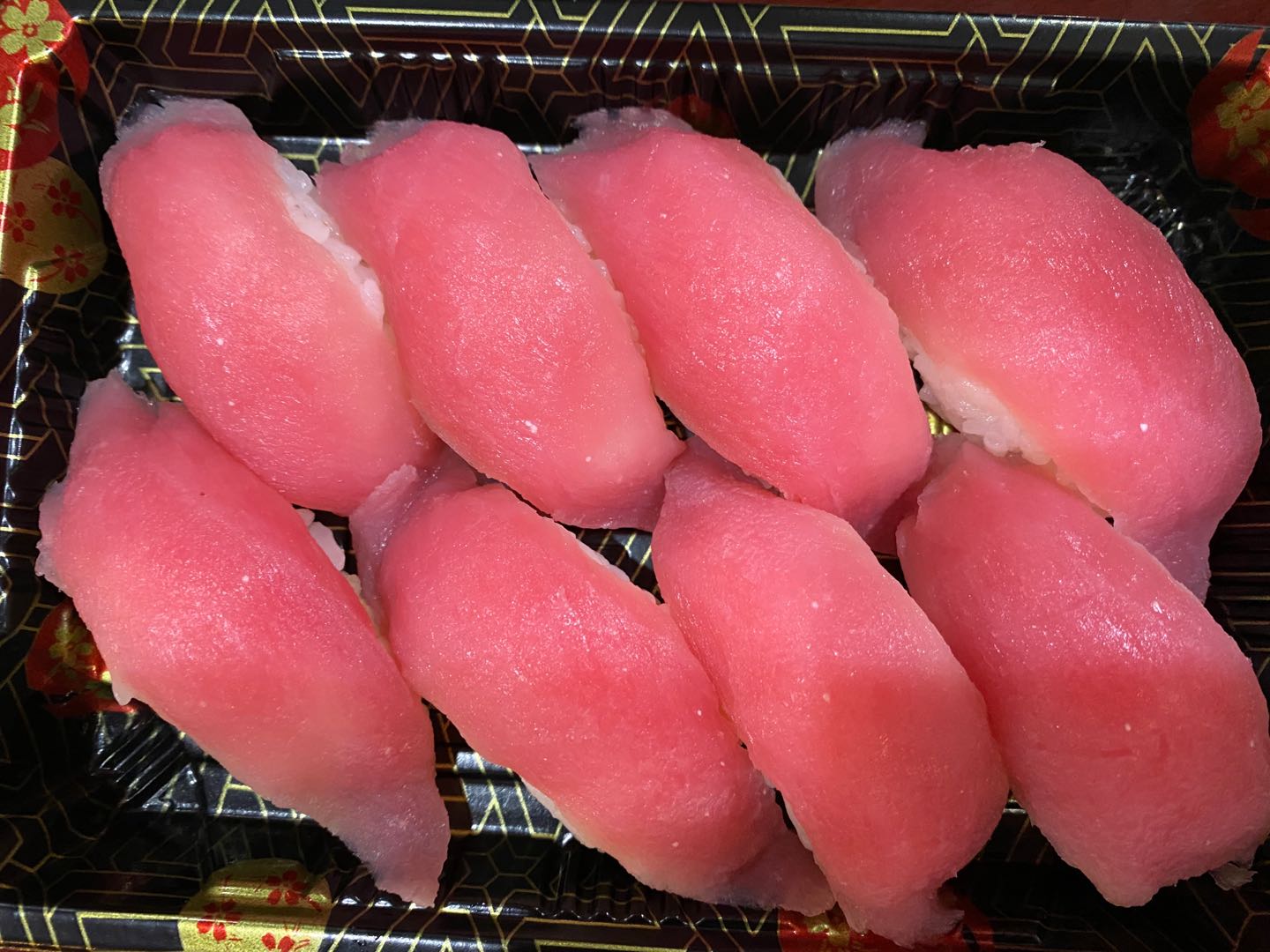 Order S1. Tuna Sushi food online from Jins Buffet store, Lincolnton on bringmethat.com