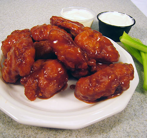 Order Buffalo Wingits (Boneless) food online from Calz Pizza Subs & Chicken Wings store, Virginia Beach on bringmethat.com
