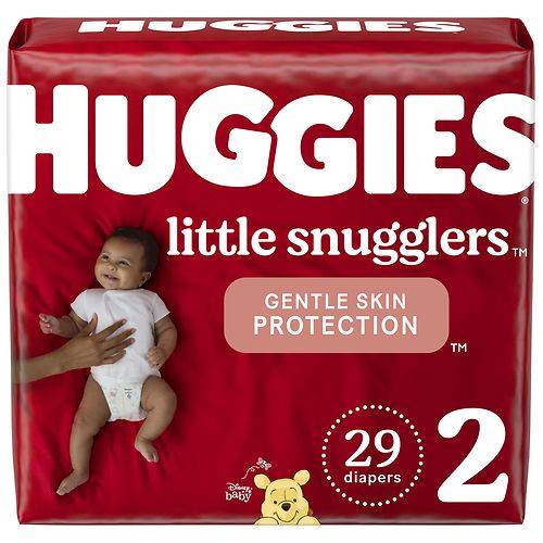 Order Huggies Little Snugglers Baby Diapers Size 2 - 29.0 ea food online from Walgreens store, KINGSBURG on bringmethat.com