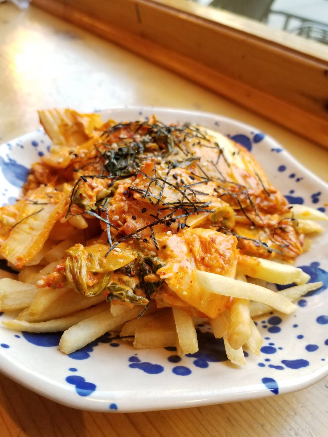Order Kimchi Fries food online from Nori Sushi - Edgewater store, Chicago on bringmethat.com