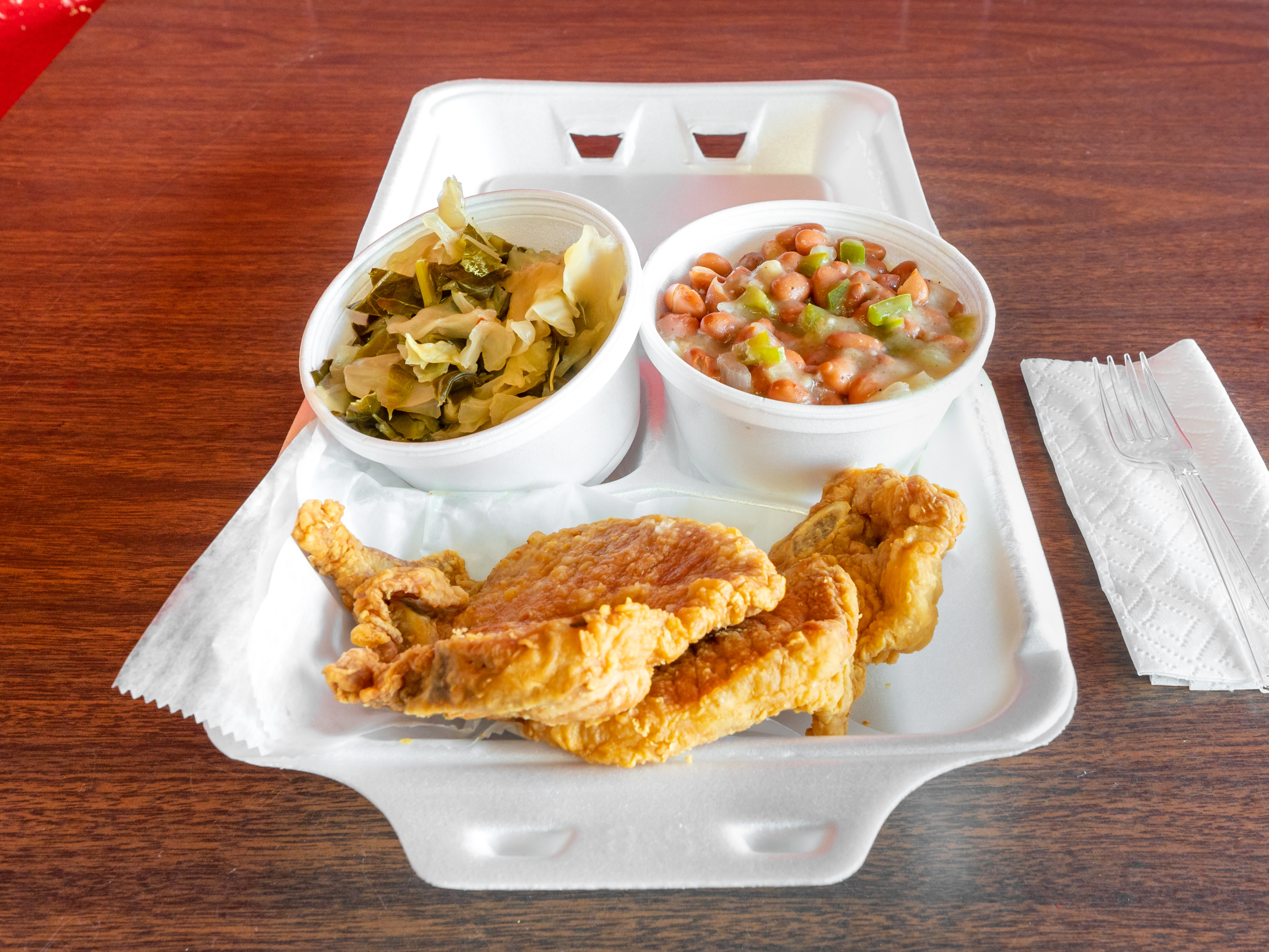 Order 2 Piece Pork Chops Fried orSmothered food online from Just Like Mama Catering store, Hillside on bringmethat.com
