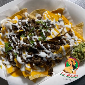 Order Nachos de Carne Asada food online from Taqueria La Korita store, Phoenix on bringmethat.com