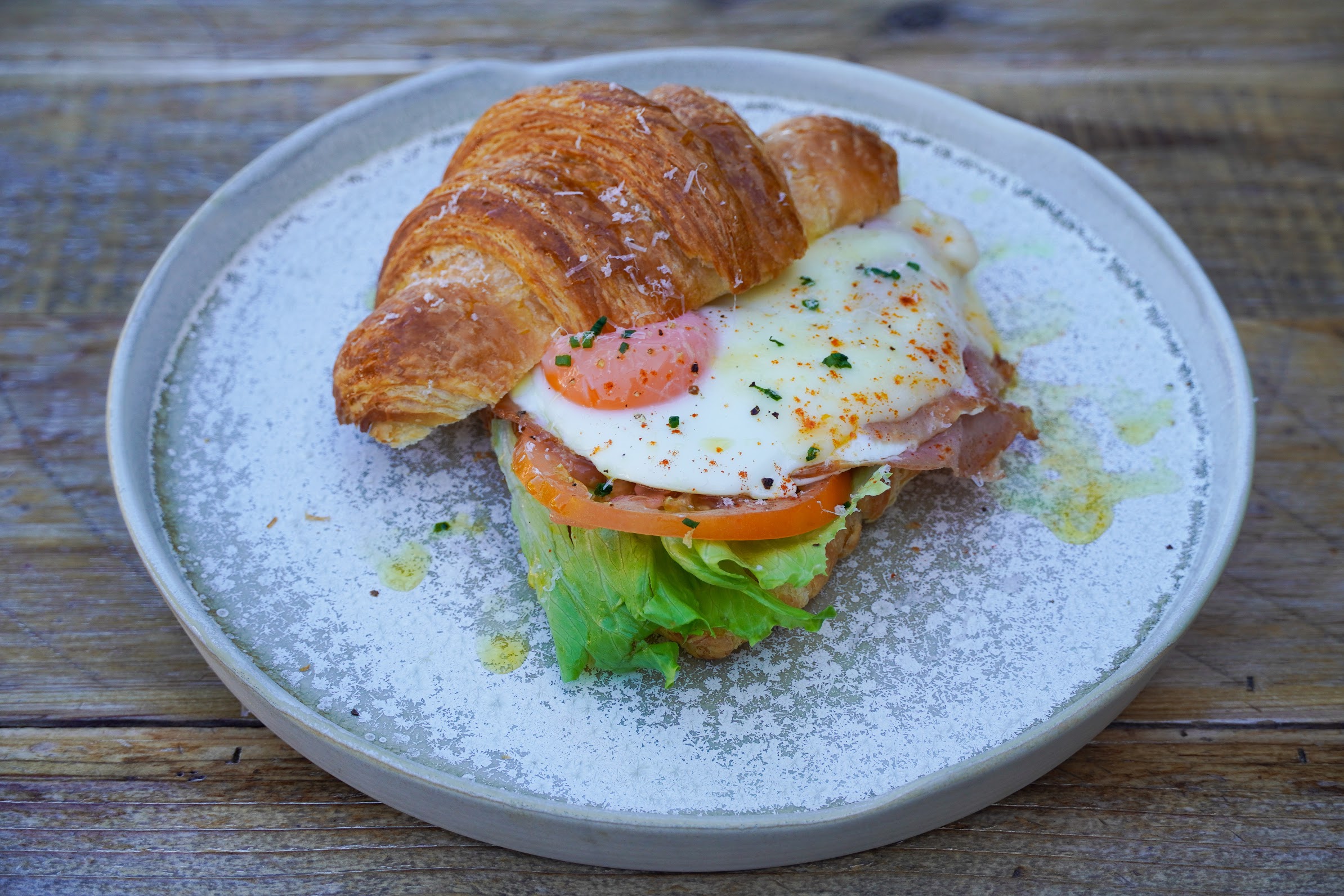 Order Morning Breakfast Croissant food online from Foreigner store, San Mateo on bringmethat.com
