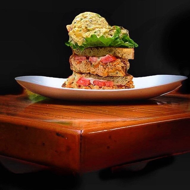 Order Grilled Wild Albacore Tuna Melt - food online from Le Petite Provence store, Portland on bringmethat.com