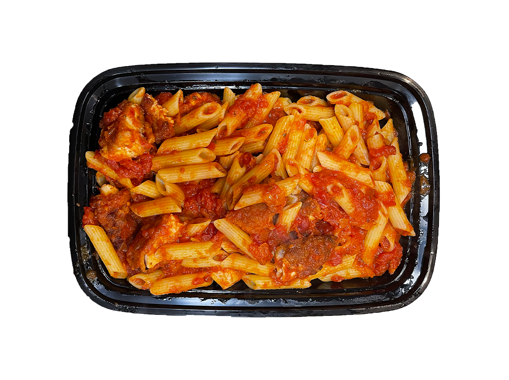 Order Chicken Parmesan With Ziti food online from Land of Pizza Inc store, South Boston on bringmethat.com