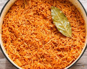 Order Lasgidi jollof rice food online from Chefyummi Dishes store, Celina on bringmethat.com