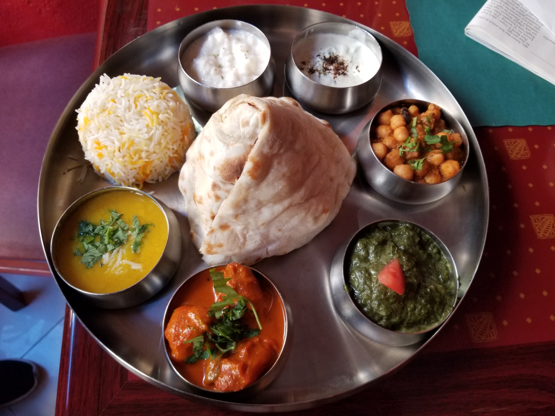 Order Lovash Non-Vegetarian Thali food online from Indian Kitchen Lovash store, Philadelphia on bringmethat.com
