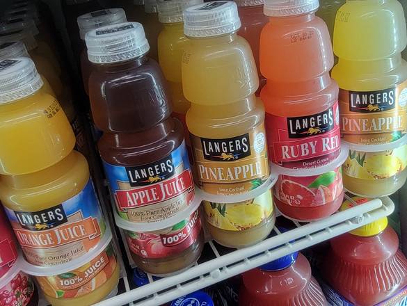 Order Langers juice- pineapple, ruby red, cranberry, grape, mango, fruit punch and blueberry food online from Hub Market & Deli store, San Diego on bringmethat.com