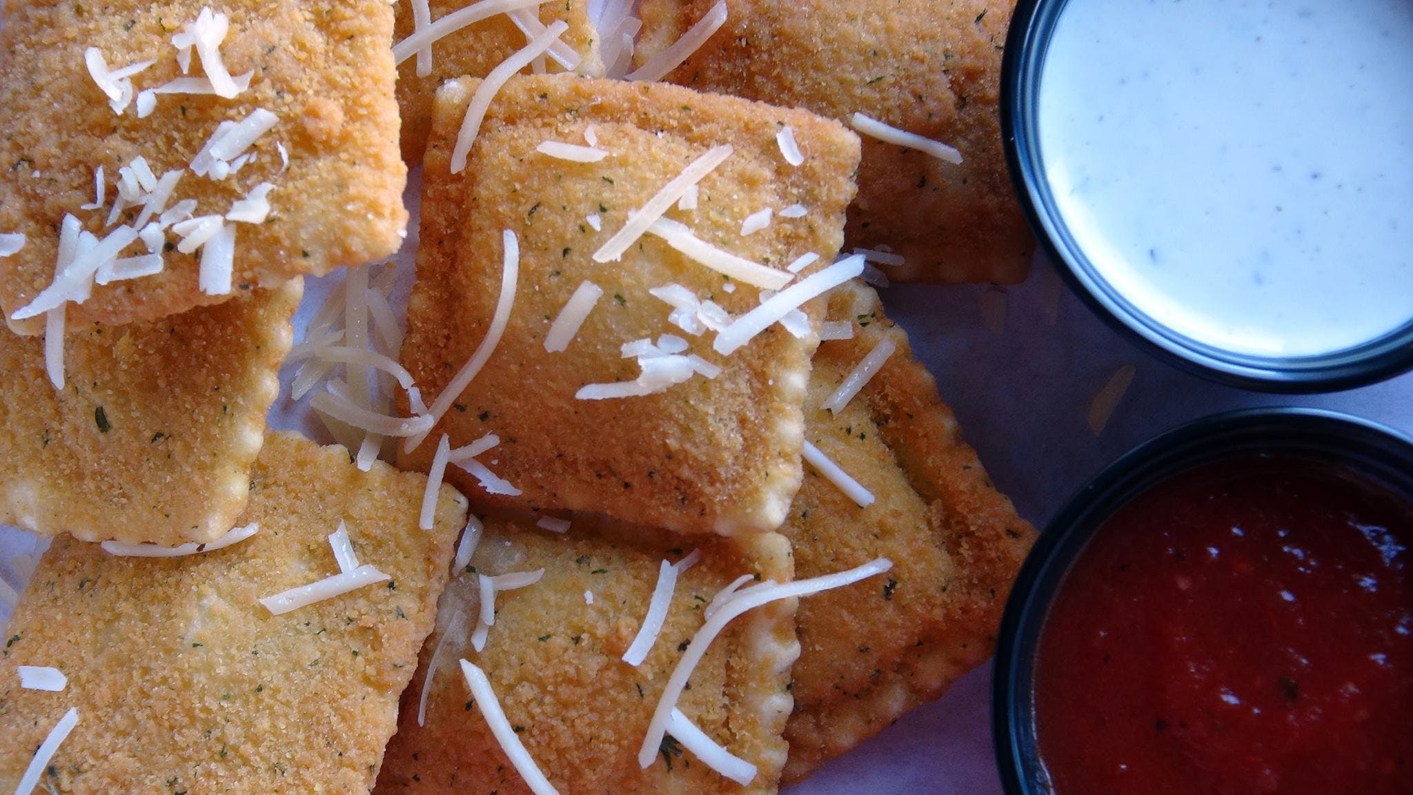 Order Fried Ravioli - Appetizer food online from That Guy's Pizza store, Fountain Hills on bringmethat.com