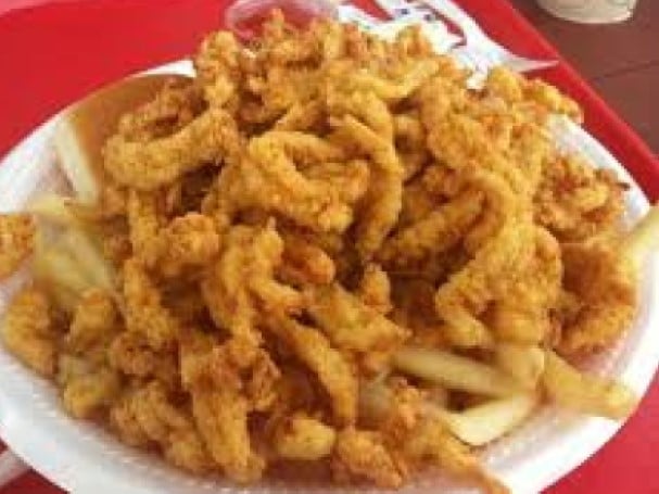 Order Air Fyed Clam Strips food online from Pj Buckets store, Ventnor City on bringmethat.com