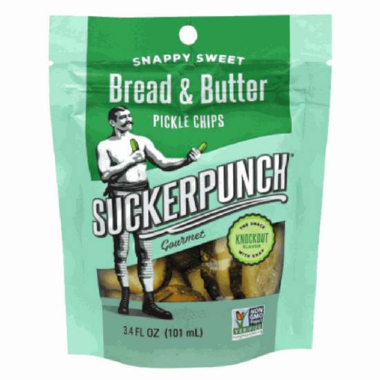 Order Suckerpunch Pickle Chips - Bread & Butter food online from IV Deli Mart store, Goleta on bringmethat.com