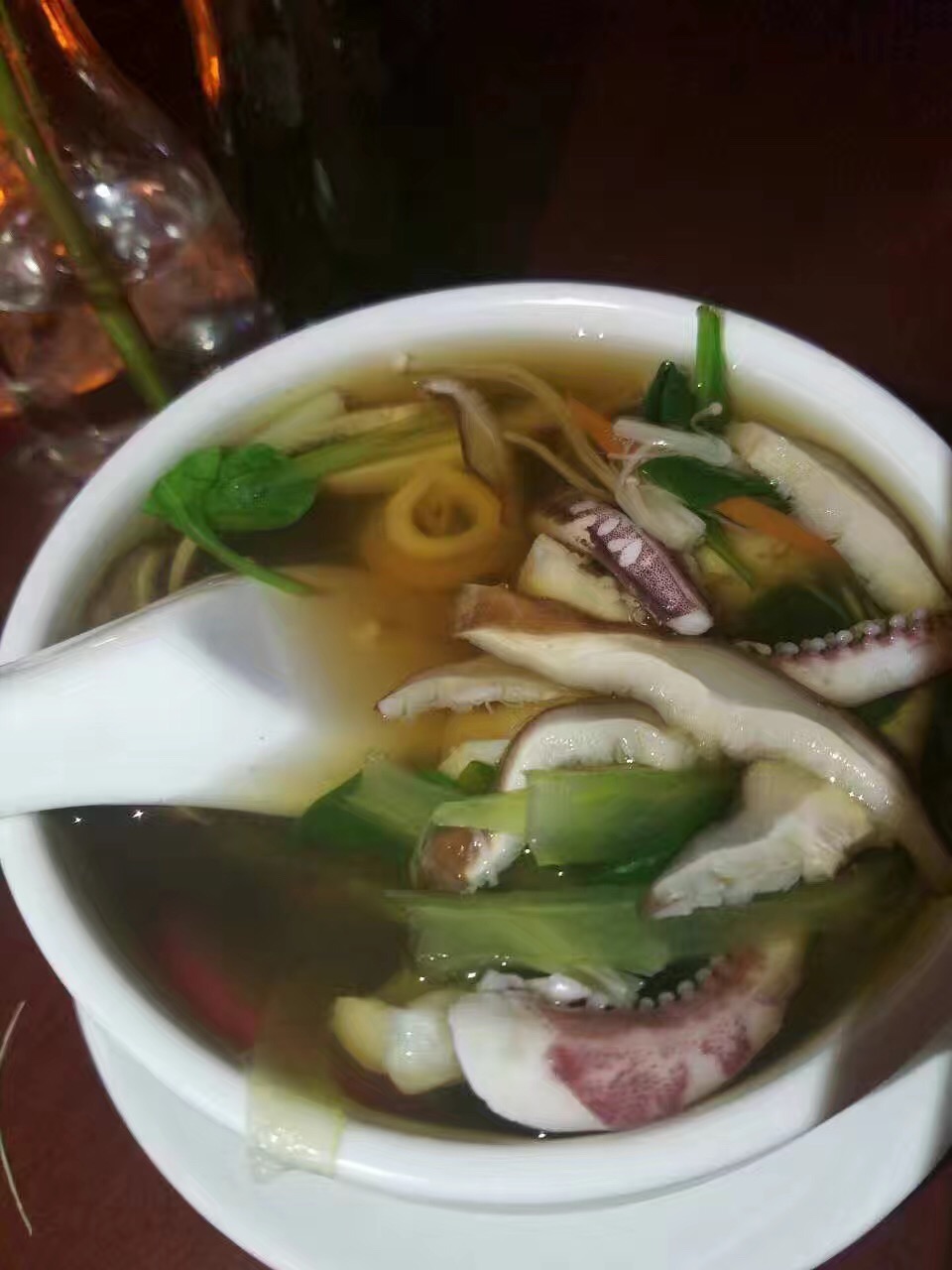 Order Seafood Soup food online from Musashi Asian Cuisine store, Brooklyn on bringmethat.com