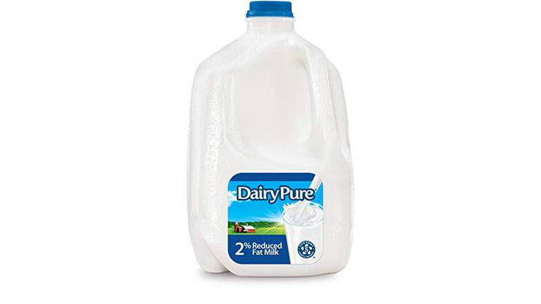Order Dairypure 2% Reduced Fat Milk food online from Route 7 Food Mart store, Norwalk on bringmethat.com