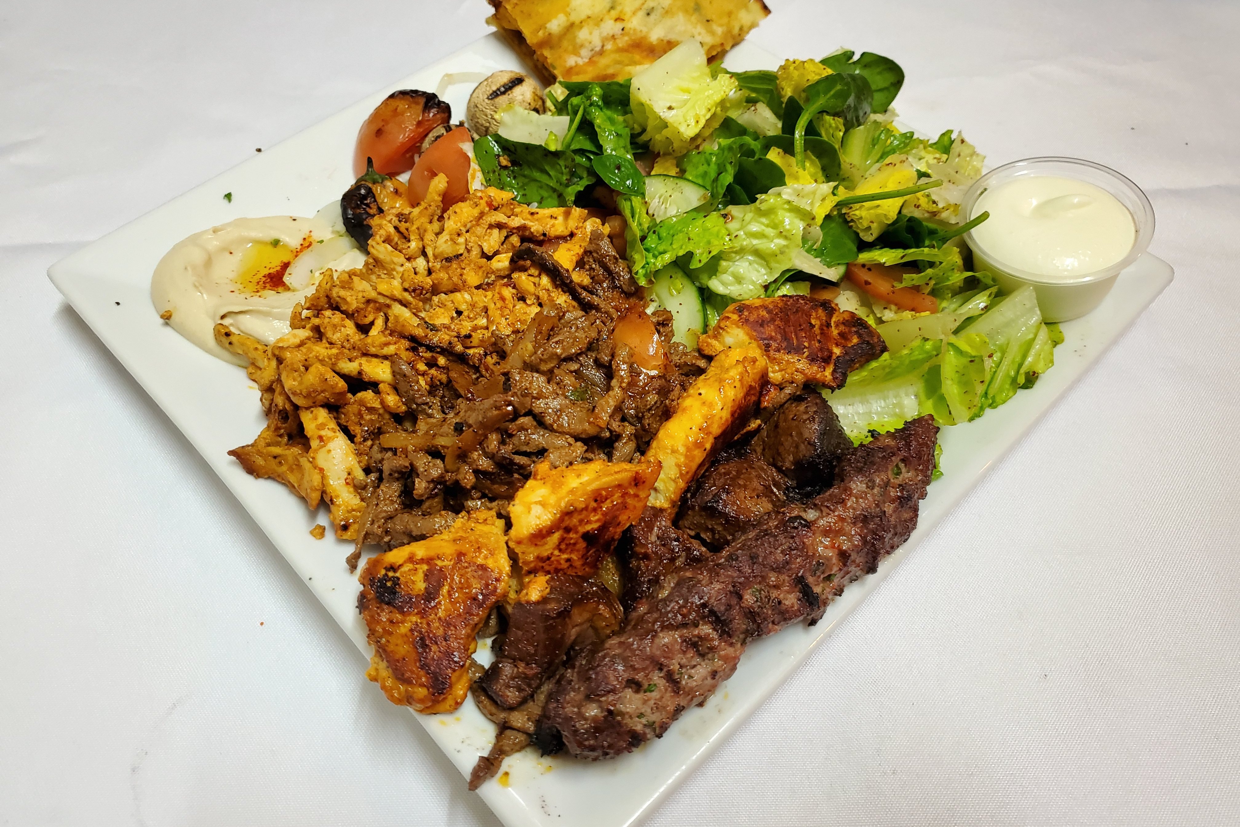 Order Large Mixed Grill food online from Zaatar Mediterranean Cuisine store, Baltimore on bringmethat.com