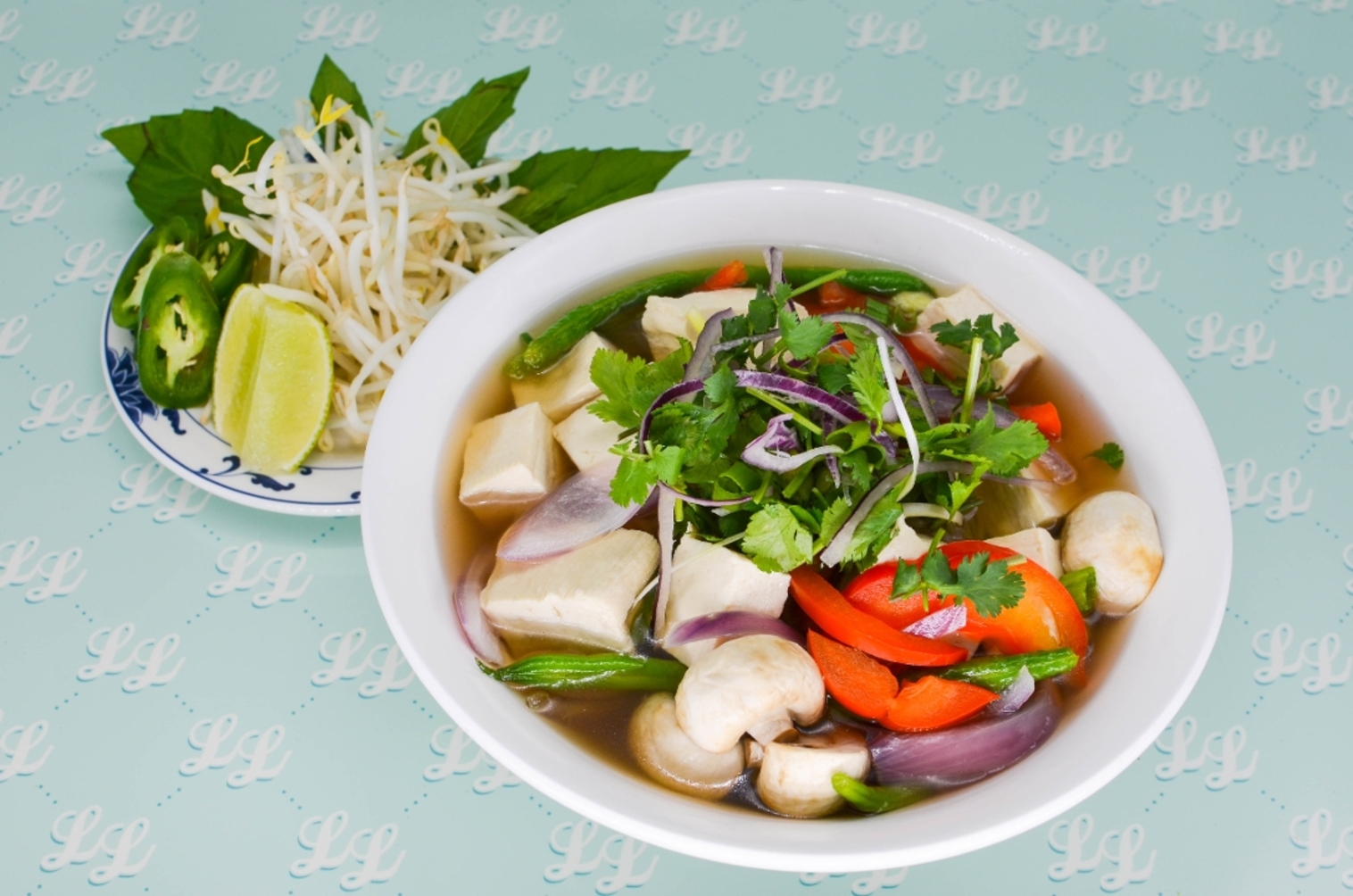 Order Pho Tofu & Veggies (Beef Broth) food online from Luc Lac Vietnamese Kitchen store, Portland on bringmethat.com