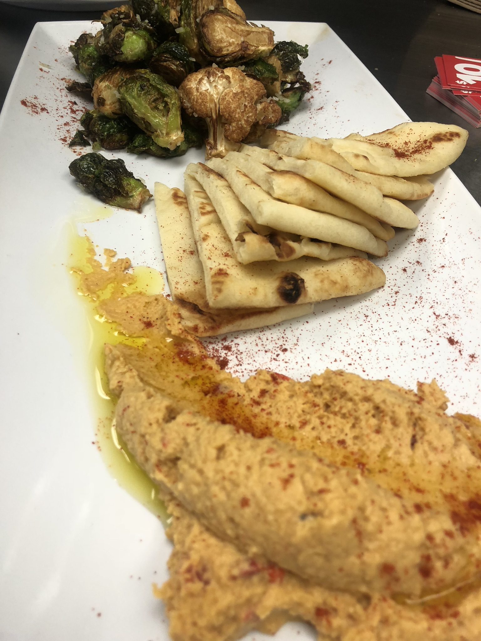 Order Hummus and Naan Bread food online from The Chicken Koop store, Alhambra on bringmethat.com