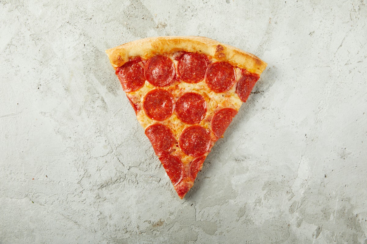 Order New York Pepperoni Slice food online from Sbarro store, Chicago on bringmethat.com