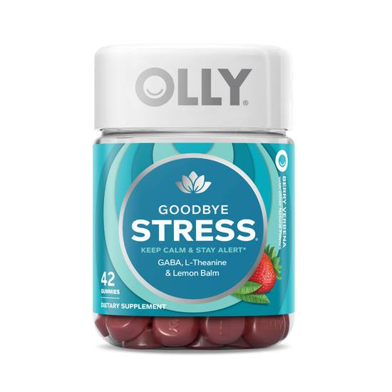 Order Olly Goodbye Stress Gummies Berry Verbena (42 ct) food online from Rite Aid store, Palm Desert on bringmethat.com