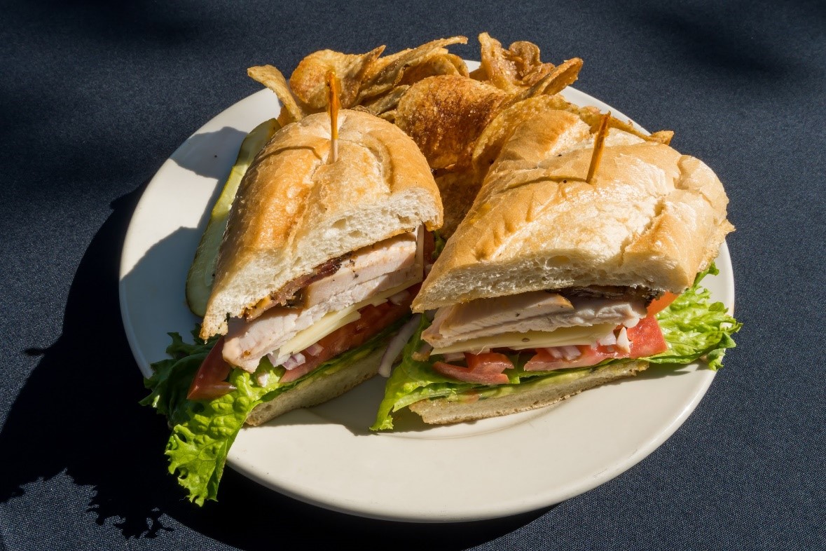 Order Turkey & Guac Sandwich  food online from Upland Fountains Square store, Indianapolis on bringmethat.com