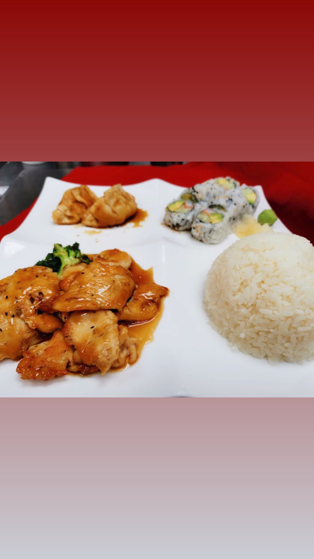 Order Chicken Teriyaki Bento Box Lunch  food online from Yaba Sushi And Steak store, Roscoe on bringmethat.com