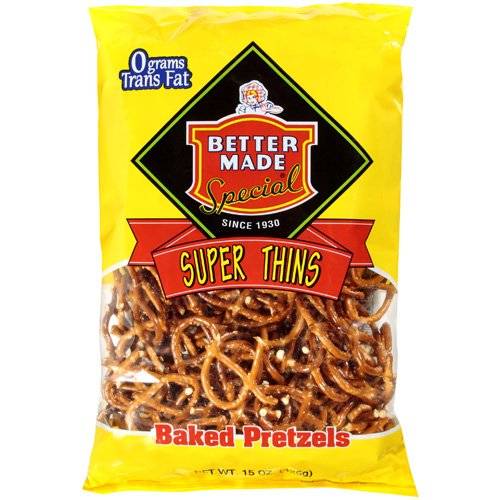 Order Better Made Special Super Thins Baked Pretzels food online from Exxon Food Mart store, Port Huron on bringmethat.com
