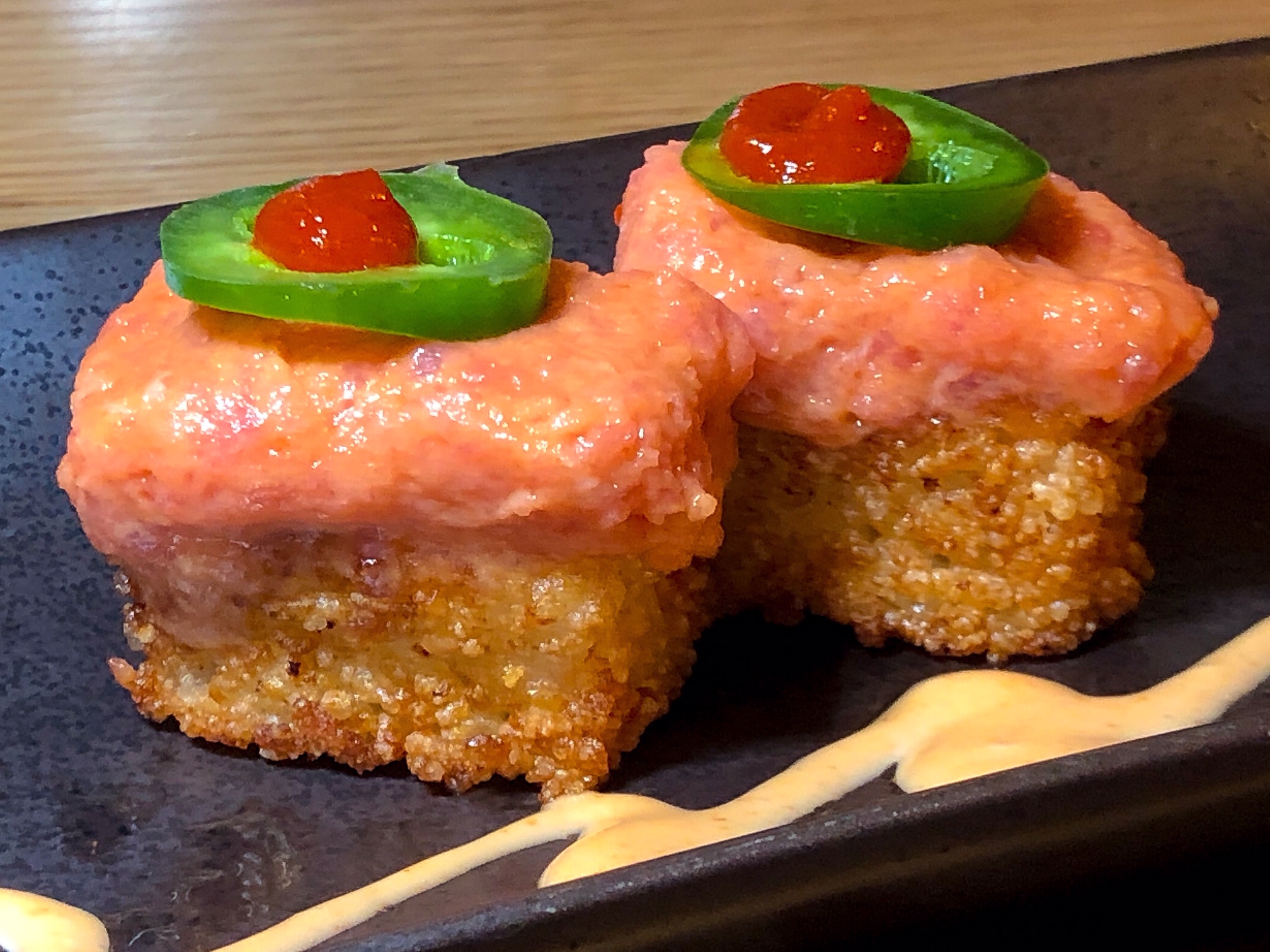 Order Spicy Tuna over Crispy Rice food online from Shinsen store, New York on bringmethat.com