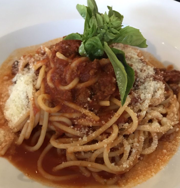 Order Spaghetti Bolognese Lunch food online from Pino Cucina store, Ladera Ranch on bringmethat.com