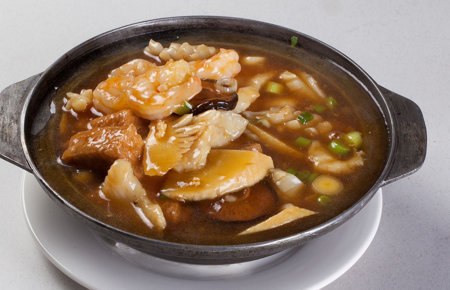 Order Seafood Tofu Clay Pot food online from Canaan Restaurant Chinese Cuisine store, West Covina on bringmethat.com