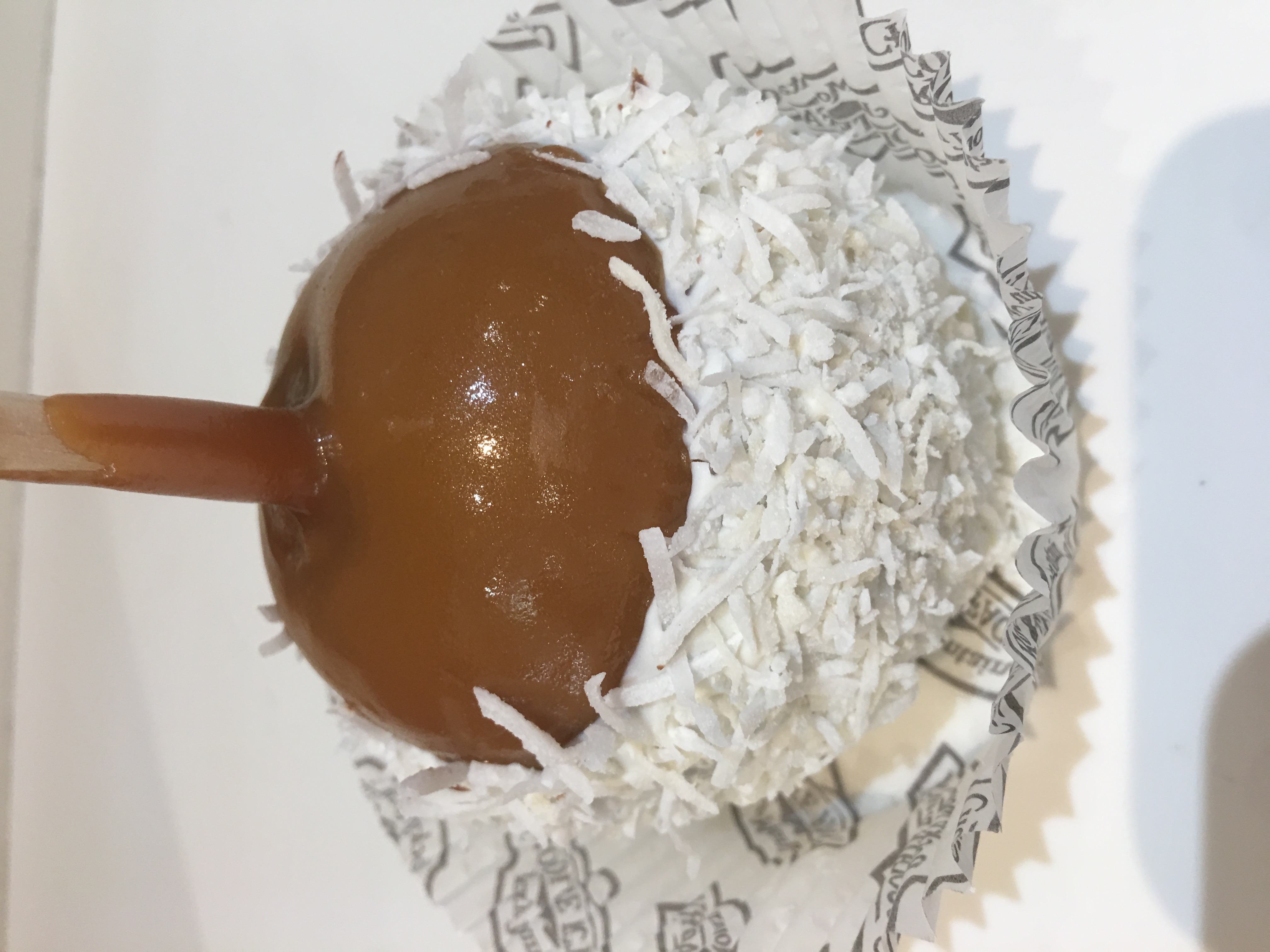 Order Snowball Caramel Apple food online from Rocky Mountain Chocolate Factory store, Redondo Beach on bringmethat.com