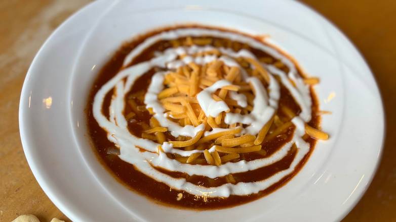 Order Bowl of Loaded Chili food online from Yolk Marina City store, Chicago on bringmethat.com
