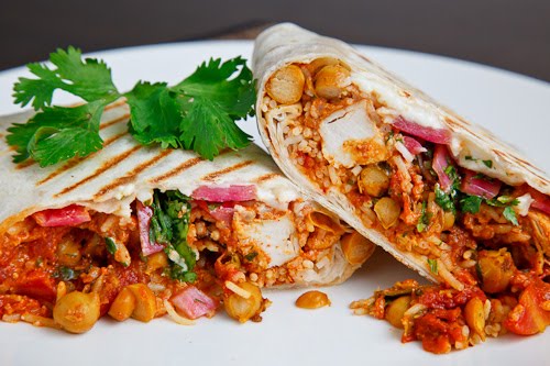Order Tandoori Wrap With Veggies & Chicken Tikka food online from Fire Naan store, Pleasanton on bringmethat.com