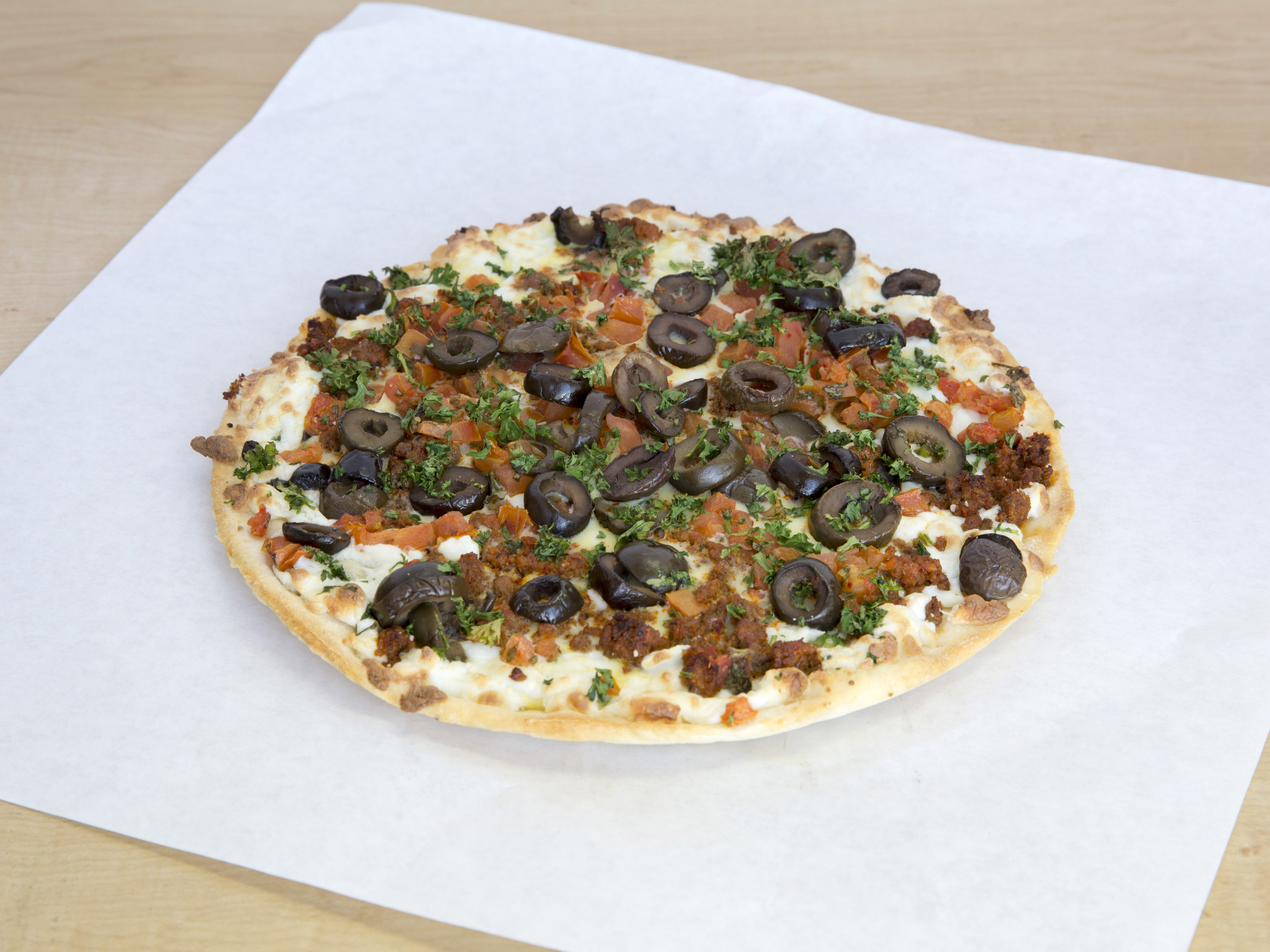 Order Breakfast Pizza food online from Sipan Bakery and Cafe store, Glendale on bringmethat.com
