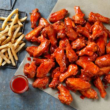Order Large Family Size Bone-In Wings food online from Apps All Around store, Panama City on bringmethat.com