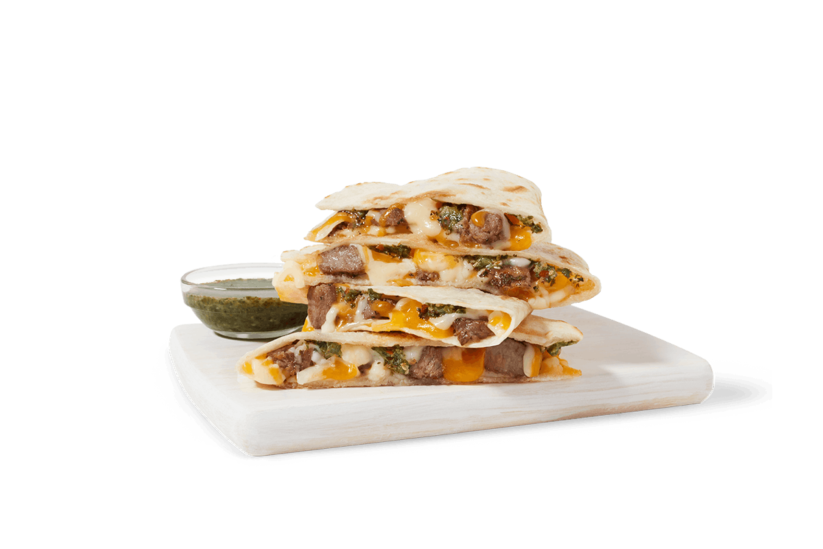 Order NEW! CHIMI STEAK 'DILLA food online from Tropical Smoothie Cafe - Atlantic Blvd store, Jacksonville on bringmethat.com
