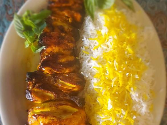 Order  Chicken Kabob Plate food online from Stone Stew store, San Jose on bringmethat.com