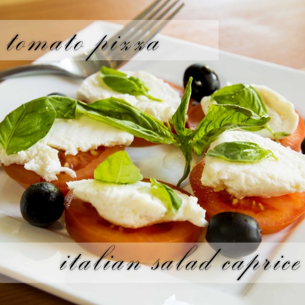 Order Caprese Salad food online from Big Tomato store, Wilmette on bringmethat.com