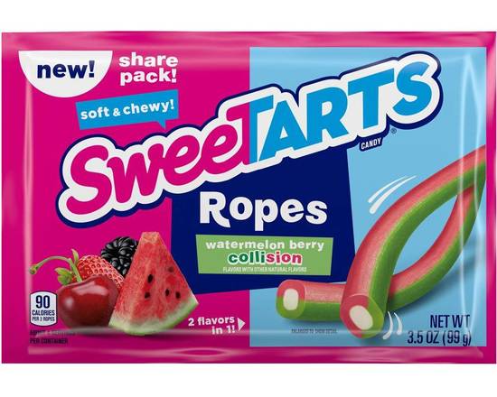 Order Sweetarts Ropes Watermelon Collisions 3.5 oz  food online from Pacific Liquor Market store, Bell Gardens on bringmethat.com