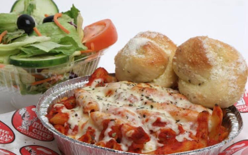 Order Baked Ziti Dish - Pasta food online from Sicilian Delight store, Victor on bringmethat.com