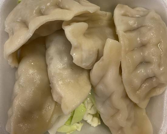 Order Steamed Pot Stickers (6 pcs) food online from Asian Wok store, Lynnwood on bringmethat.com