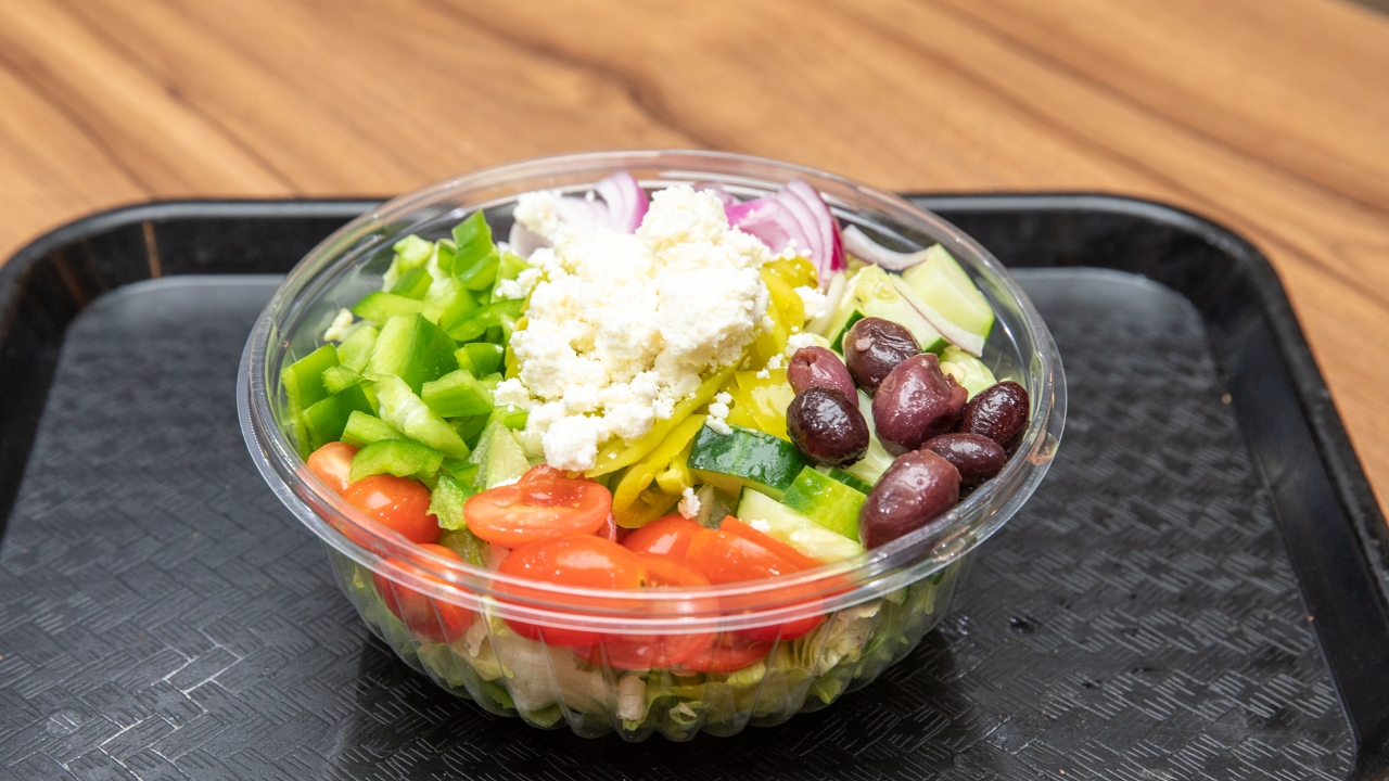 Order Greek Salad food online from Michael Grill & Salad Bar store, Highland Park on bringmethat.com