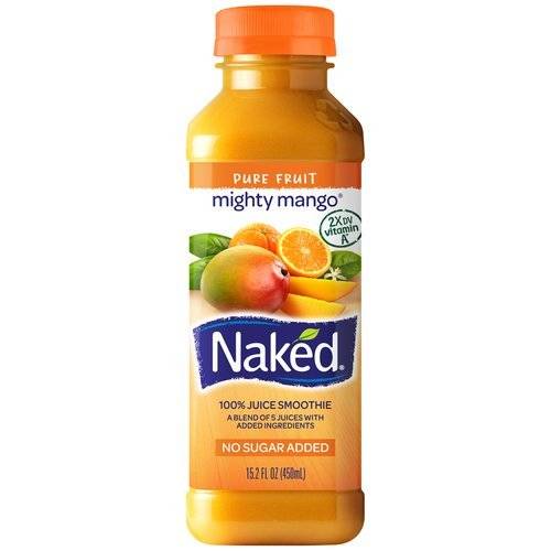 Order Naked Fruit Juice Mighty Mango Smoothie food online from Deerings Market store, Traverse City on bringmethat.com