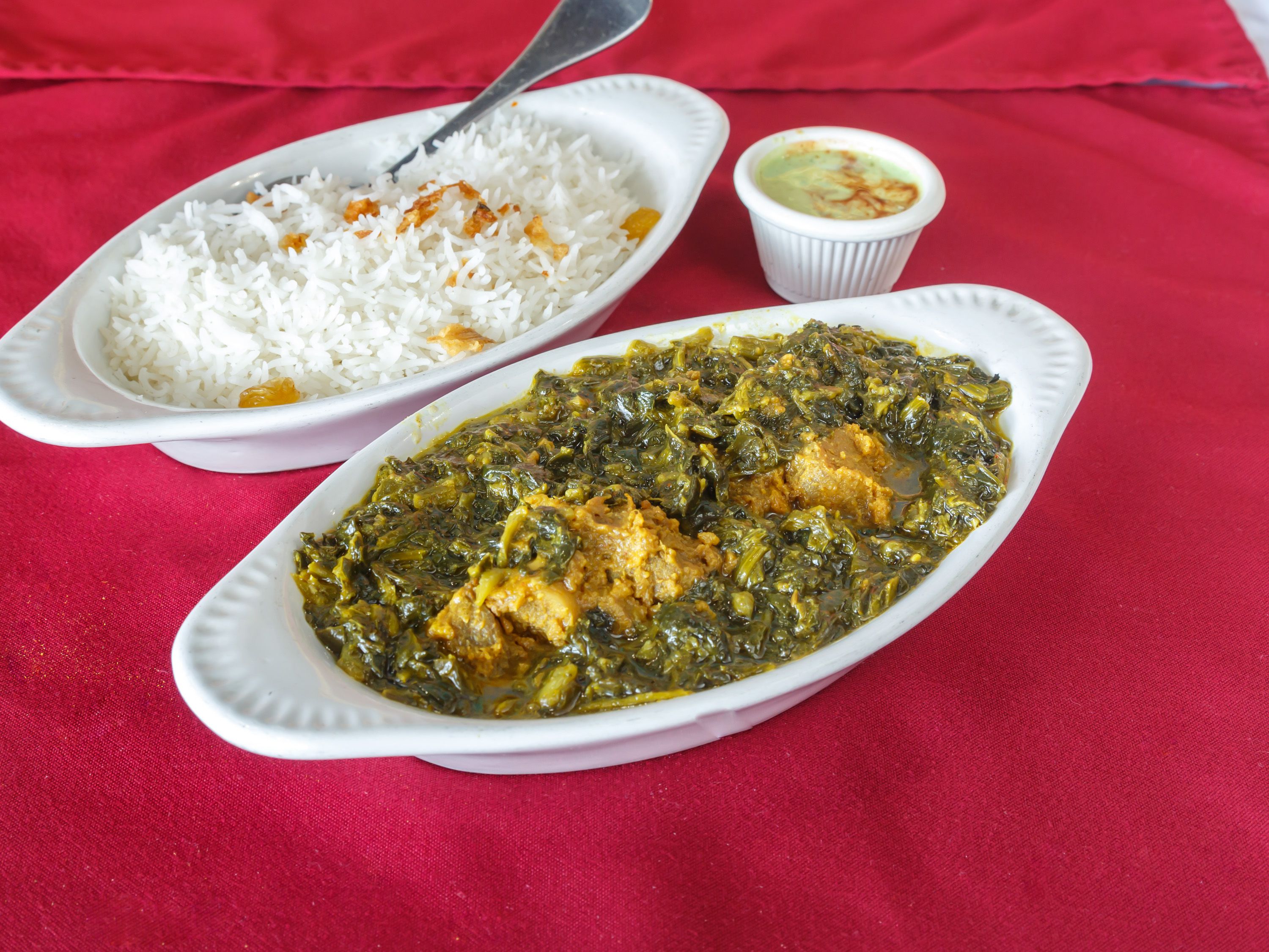 Order Lamb Saag food online from Curry House store, Smyrna on bringmethat.com